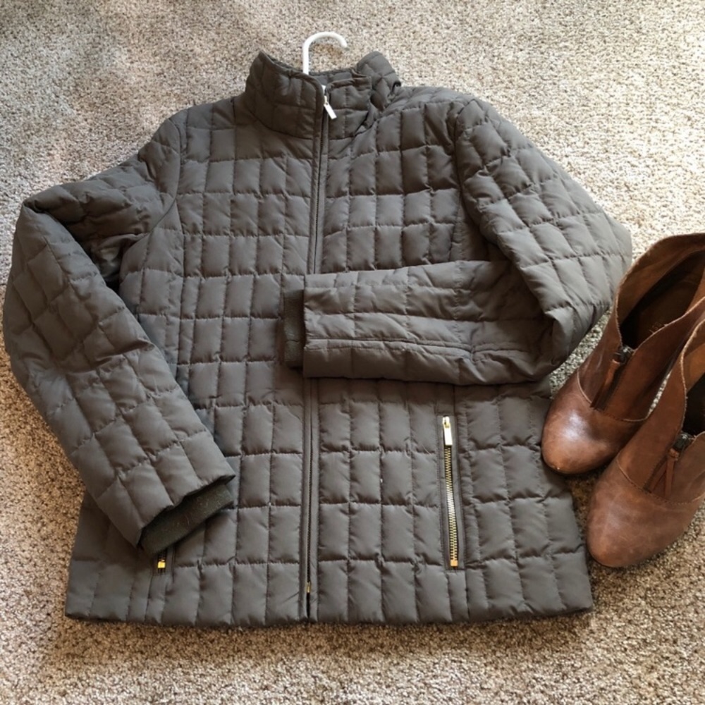 J.Crew quilted field jacket, size small